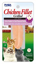 Inaba Ciao Grain Free Grilled Chicken Fillet in Crab Flavored Broth Cat Treat