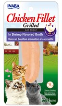 Inaba Ciao Grain Free Grilled Chicken Fillet in Shrimp Flavored Broth Cat Treat