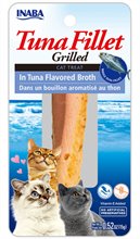 Inaba Ciao Grain Free Grilled Tuna Fillet Extra Tender in Tuna Flavored Broth Cat Treat