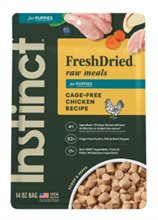 Instinct Raw Freeze Dried Cage Free Chicken Recipe for Puppies