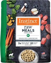 Instinct Raw Meals Grass Fed Lamb Grain Free Freeze Dried Dog Food