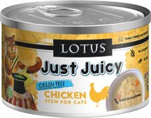 Lotus Just Juicy Chicken Stew Grain Free Canned Cat Food