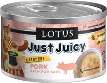 Lotus Just Juicy Pork Stew Grain Free Canned Cat Food