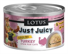 Lotus Just Juicy Turkey Stew Grain Free Canned Cat Food