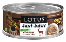 Lotus Just Juicy Venison Stew Grain Free Canned Cat Food