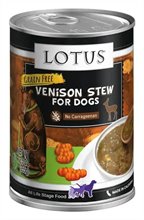 Lotus Venison Stew Grain Free Canned Dog Food