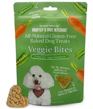 Marcys Pet Kitchen Natural Gluten Free Baked Veggie Bites Dog Treats