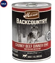 Merrick Backcountry Chunky Beef Can