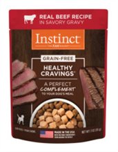 Natures Variety Instinct Healthy Cravings Dog Food Topper Beef