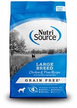 Nutrisource Grain Free Large Breed Chicken and Pea Dry Dog Food