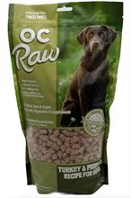 OC Raw Freeze Dried Turkey And Produce Meaty Rox