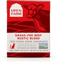 Open Farm Grain Free Grass Fed Beef Recipe Rustic Blend Wet Cat Food
