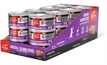 Orijen Chicken Salmon Entree in Bone Broth Kitten Recipe Wet Cat Food