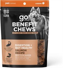 Petcurean Go Benefit Chews Digestion Gut Health Salmon Dog Treats