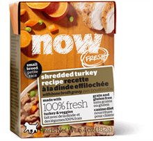 Petcurean Now Fresh Grain Free Small Breed Shredded Turkey Recipe 
