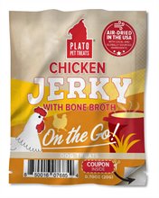 Plato Chicken Jerky with Bone Broth Dog Treat