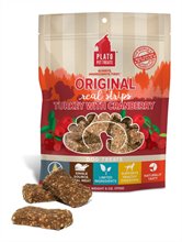 Plato Original Real Strips Turkey Cranberry Dog Treats