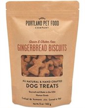 Portland Pet Food Company Gingerbread Biscuits Grain Free Dog Treats