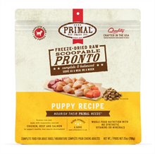 Primal Freeze Dried Raw Pronto Puppy Chicken Salmon Recipe