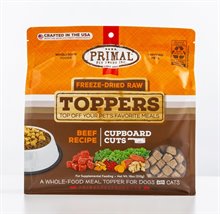 Primal Freeze Dried Raw Toppers Beef Recipe Cupboard Cuts