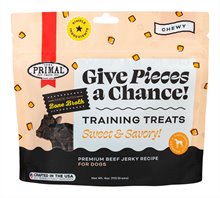 Primal Give Pieces a Chance Beef Jerky Pieces for Dogs