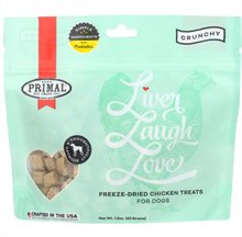 Primal Liver Laugh Love Chicken Freeze Dried Treat for Dogs