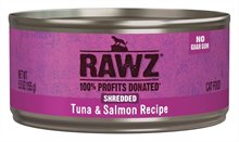 Rawz Cat Can Shredded Tuna and Salmon