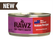 Rawz Cat Can Venison Pate with Green Mussels