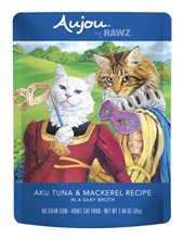Rawz Cat Pouch Grain Free Aujou Aku Tuna and Mackerel