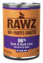 Rawz Dog Can Duck and Duck Pate