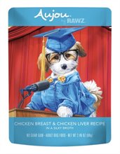 Rawz Dog Pouch Grain Free Aujou Chicken and Chicken Liver