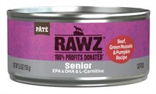 Rawz Senior Beef Green Mussels Pumpkin Canned Cat Food
