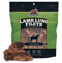 Red Barn Dog Treat Lamb Lung Filets