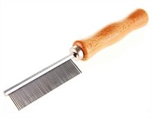 Safari Flea Comb Wood Handle
