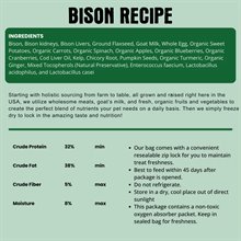 Shepherd Boy Farms Freeze Dried Bison Recipe Dog Food