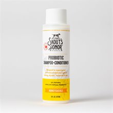 Skouts Honor Probiotic Honeysuckle Pet Shampoo and Conditioner