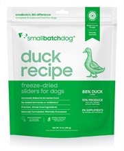 Small Batch Duckbatch Freeze Dried Dog Sliders