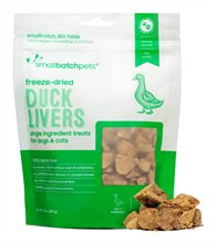 SmallBatch Freeze Dried Duck Liver Dog Treats