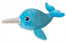 Snugarooz Baby Nikki the Narwhal Dog Toy