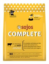 Sojos Beef Plus Raw Grain Free Dog Food Topper