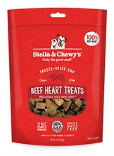 Stella and Chewys Beef Heart Freeze Dried Raw Dog Treats