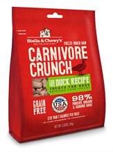 Stella and Chewys Carnivore Crunch Duck Dog Treat