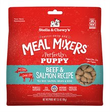 Stella and Chewys Freeze Dried Perfectly Puppy Beef Salmon Meal Mixers