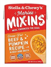 Stella and Chewys Maries Mix Ins Beef Pumpkin Recipe