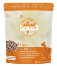 Steves Dog Food Freeze Dried Pork Diet for Dogs
