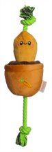 Territory Pet Carrot Treat and Tug Dog Toy