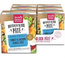 The Honest Kitchen Butcher Block Pate Turkey Autumn Veggies Pate Wet Dog Food