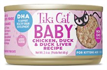 Tiki Cat Baby Shreds Chicken and  Duck and  Duck Liver