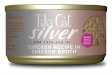 Tiki Cat Silver Chicken Recipe in Chicken Broth Senior Wet Cat Food