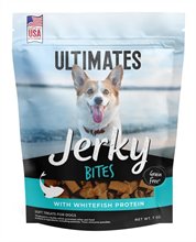 Ultimates Dog Treat Jerky Bites Whitefish